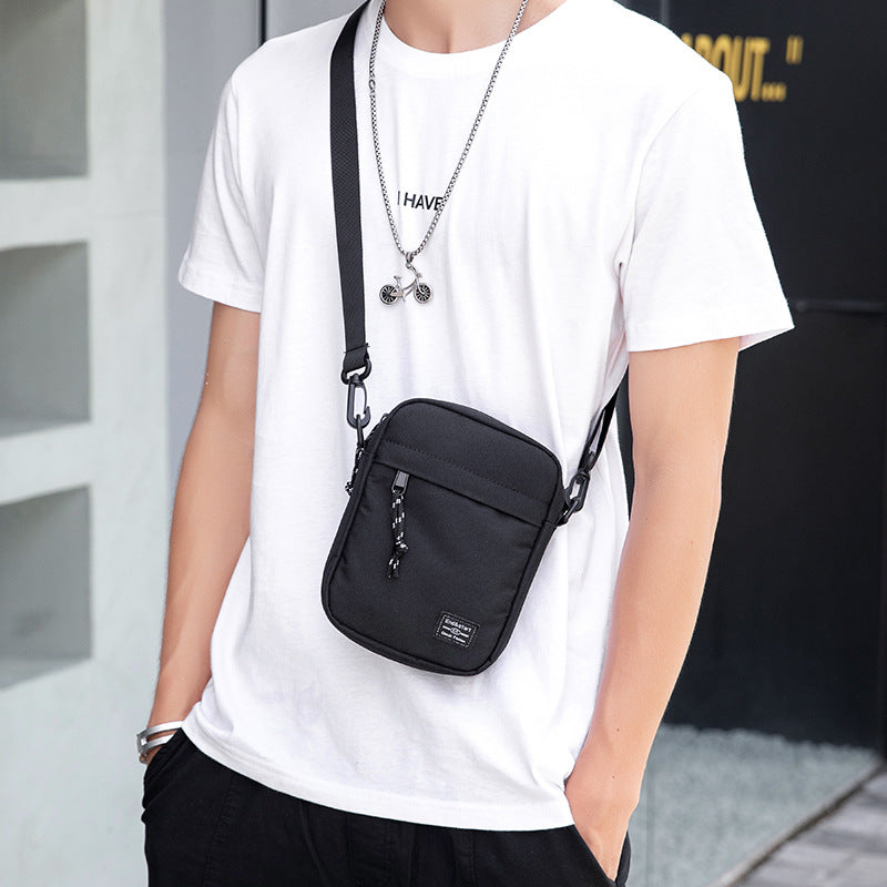 Men's Small Bag, Small Shoulder, Mini Small Bag, Small Shoulder Bag, Trendy Brand Diagonal Small Backpack, Light Boy Messenger Bag