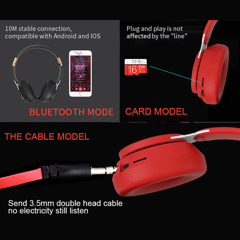 Bakeey 07S Wireless Headphone Foldable Headset 20H Playtime bluetooth Earphone Over Ear Stereo Built-in Mic