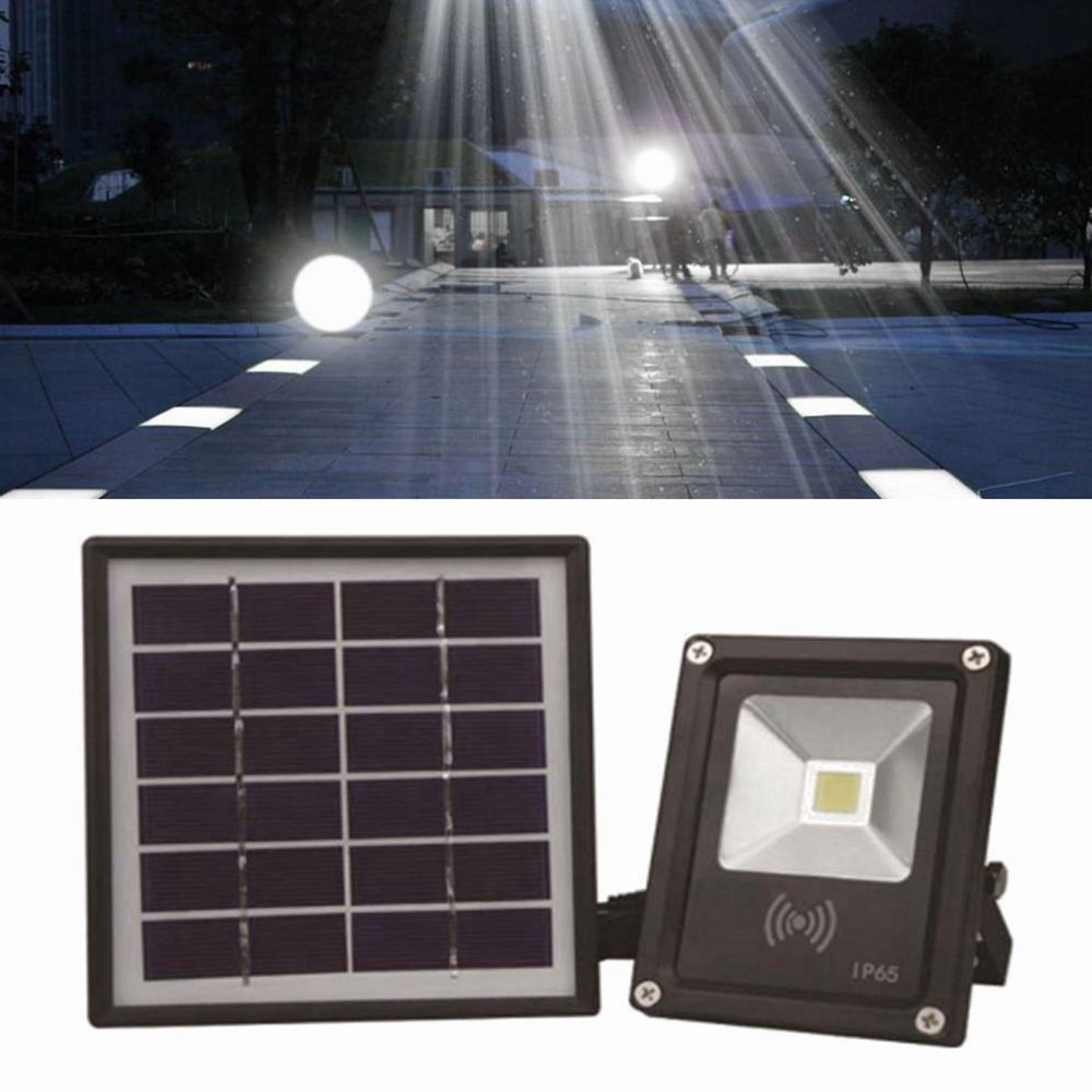 5W Waterproof LED COB Solar Light Radar Motion Sensor Flood Light for Outdoor DC3.7V