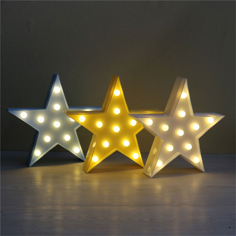Vvcare BC-NL02 Led Night Light for Kids Moon Star Cloud Bedroom Bedside Lamp Room Party Decorations 