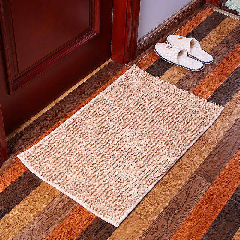 KCASA KC-333 40x60cm Chenille Fine Hair Soft Mat Machine Washable Bathroom Anti Slip Absorbent Carpet Doormat