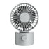 1.2W Mini USB Rechargeable Desktop Silent Fan 2 Modes Wind Speed Oscillating Cooling Fan