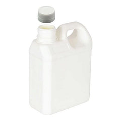 5L White Plastic Hdpe Jerry Can Bottle Wadded Cap Tamper Tell Evident