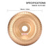 Drillpro 100mm Curve Extreme Shaping Disc Tungsten Carbide Wood Carving Disc Grinder Wheel Abrasive Disc Sanding Rotary Tool for 100 115 Angle Grinder