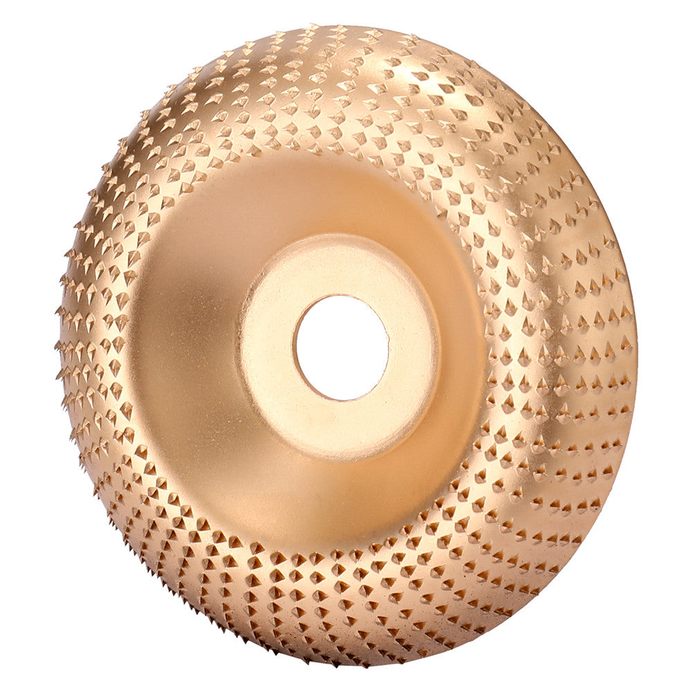 Drillpro 100mm Curve Extreme Shaping Disc Tungsten Carbide Wood Carving Disc Grinder Wheel Abrasive Disc Sanding Rotary Tool for 100 115 Angle Grinder 