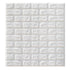 5Pcs 3D Waterproof Tile Brick Wall Sticker Self-adhesive White Foam Panel 70x77cm