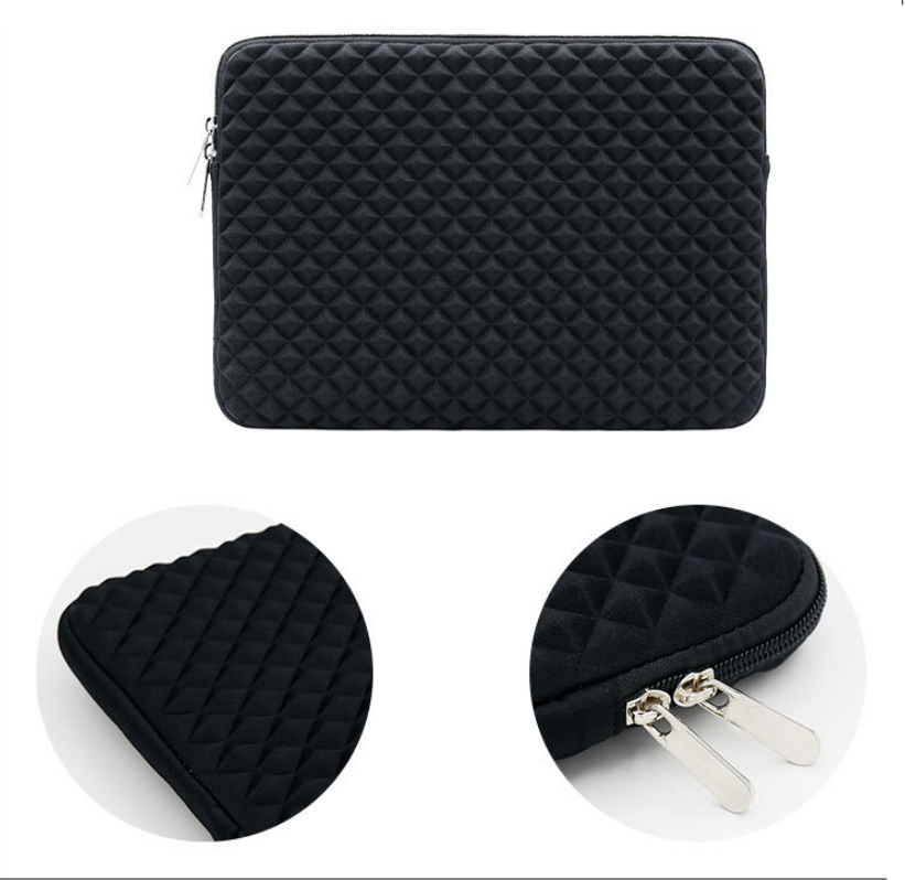 Fashion Business Diamond Pattern Laptop Liner Bag