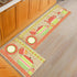 Non-slip Printing Terylene Washable Carpet Doormat Bedroom Kitchen Floor Rugs