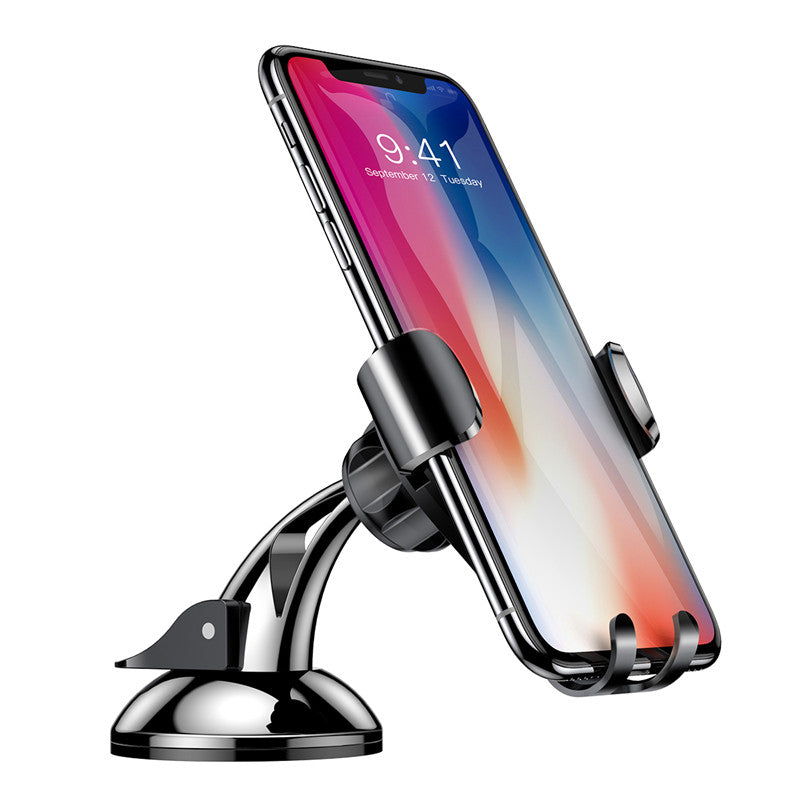 Baseus Gravity Linkage Auto Lock Suction Cup Car Dashboard Phone Holder Stand for iPhone 8 X Xiaomi