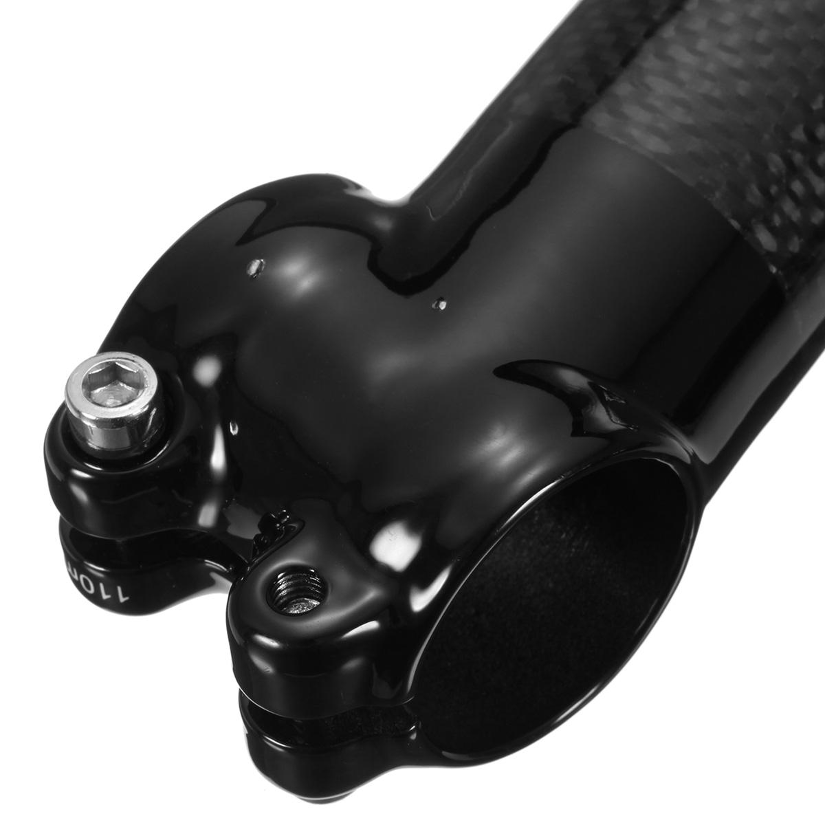 BIKIGHT 31.8mm Carbon Fiber 6 Degree MTB Bicycle Handlebar Stem 70-110mm Bike Stem