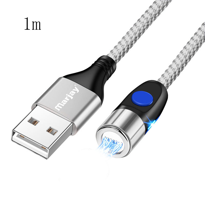 Magnetic Fast Charging Mobile Phone Data Cable Three In One