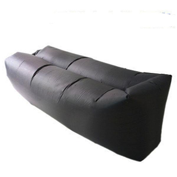 IPRee® Square-headed Air Inflatable Lazy Sofa 210D Oxford Portable Travel Lay Bed Lounger Max Load 200kg