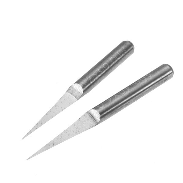 Wolike 10pcs 3.175mm Shank 0.1mm V-shape Carbide PCB Engraving Bits 10 Degree Cutter PCB Drill Bit