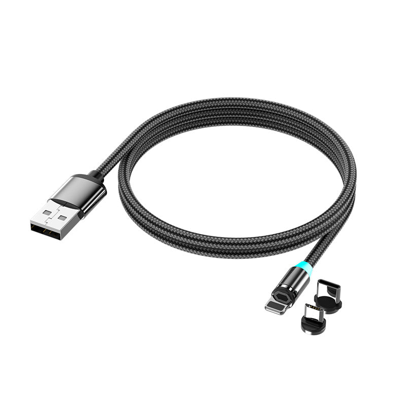 Magnetic Data Cable Android Fruit Type C Three In One