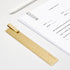 Xiaomi RUMA Bookmark Measuring Tool 15cm Stainless Steel Metal Straight Ruler Office School 