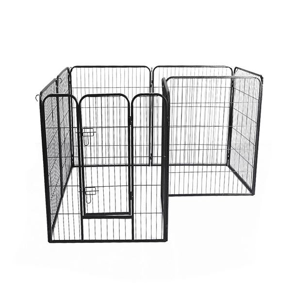 8 Panel Pet Dog Playpen Puppy Exercise Cage Enclosure Fence Cat Play