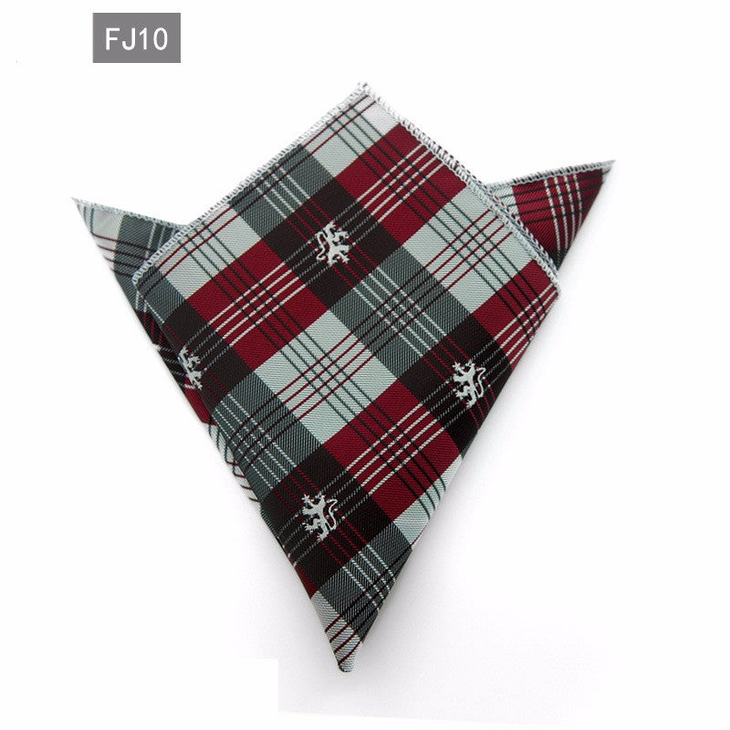 Fashion Handkerchief for Men Suit Western Style Dot Men Paisley Pocket Square Tie Handkerchiefs