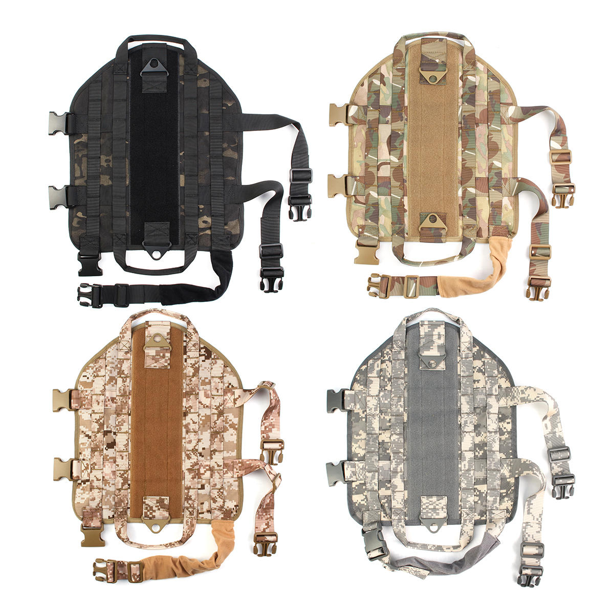 Outdoor Military Tactical Patrol Dog Vest Training Harness Law Enforcement Airsoftsports