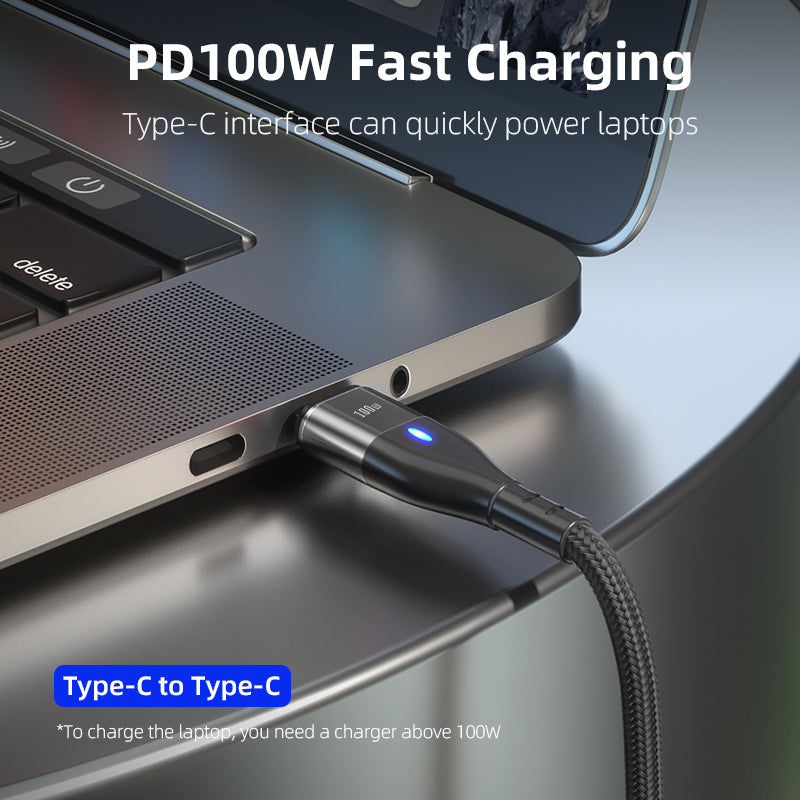 PD 100W Fast Charging Magnetic Data Cable 5A