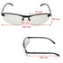 UV400 Polarized Photochromic Sunglasses Men's Driving Transition Lens Grey Black