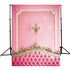 3x5ft Pink Bedside Photography Backdrop Studio Prop Background 