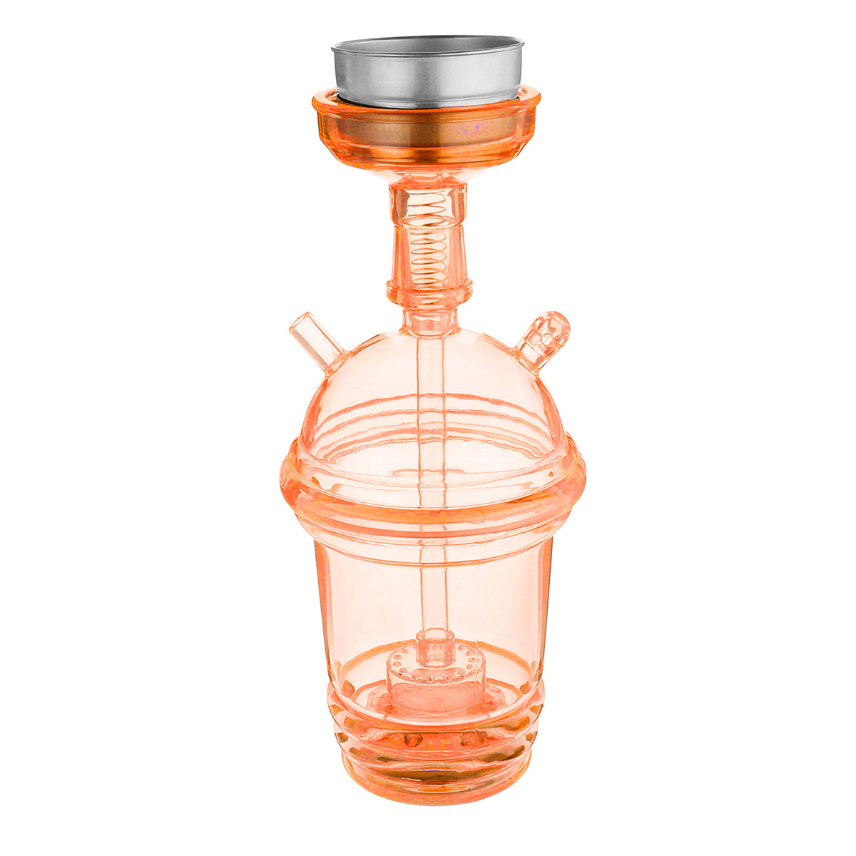Outdoor Portable Colorful Hookah Shisha LED Light Base Glass Water Pipe Bottle Camping Travel