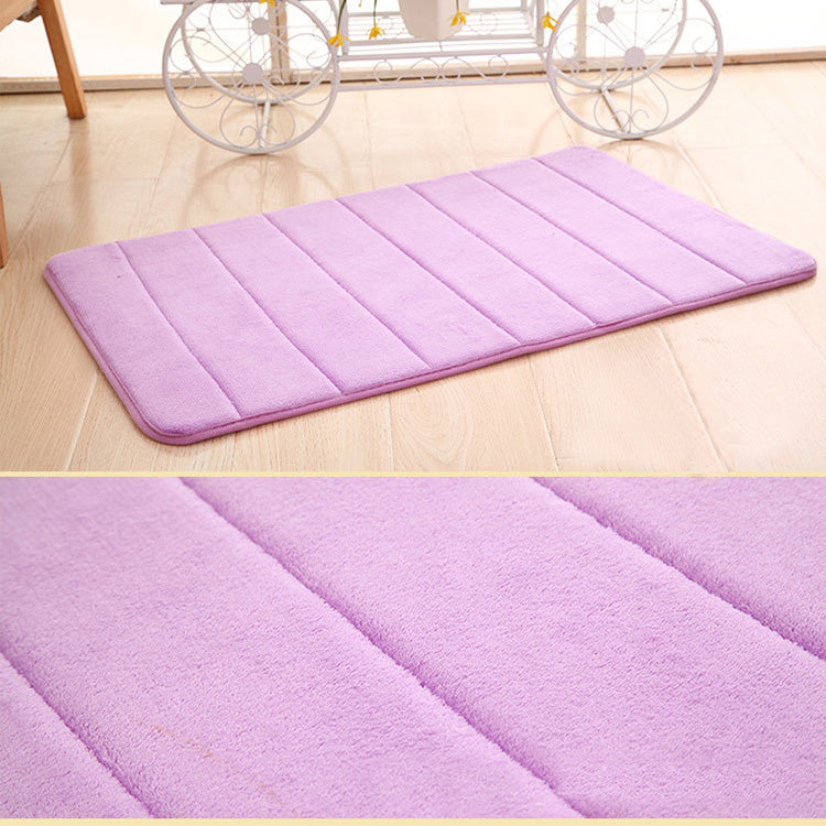 Honana WX-336 New Thickened Coral Velvet Memory Foam Slow Rising Rug Bathroom Mat Soft Non-slip Plush Floor Carpet