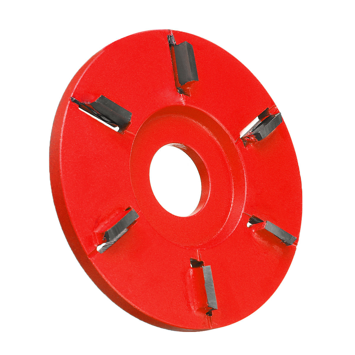 Flat 6-tooth Woodworking Plane Carving Disc Milling Cutter For 22mm Angle Grinde