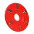 Flat 6-tooth Woodworking Plane Carving Disc Milling Cutter For 22mm Angle Grinde