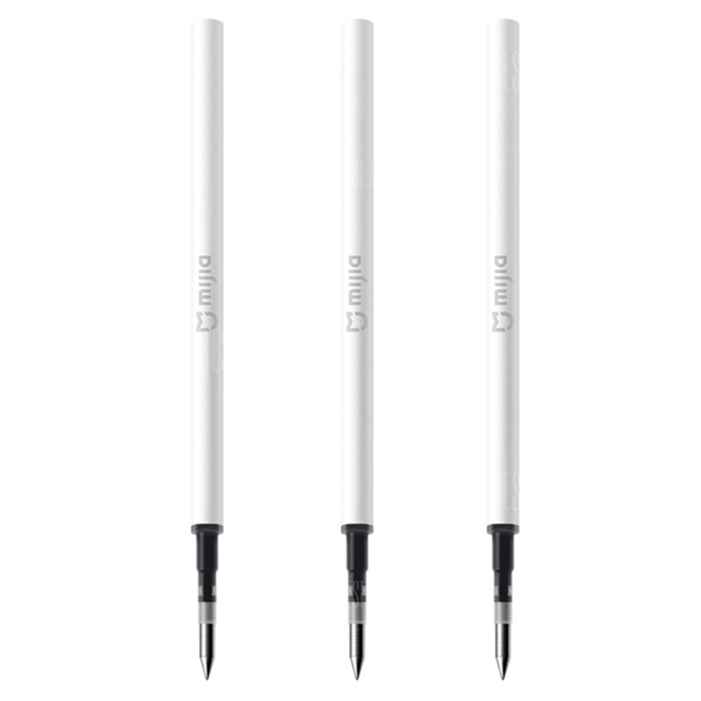 Xiaomi Mijia Smooth 0.5mm Writing Point Durable Signing Pen WIth 3Pcs Black Ink Refill