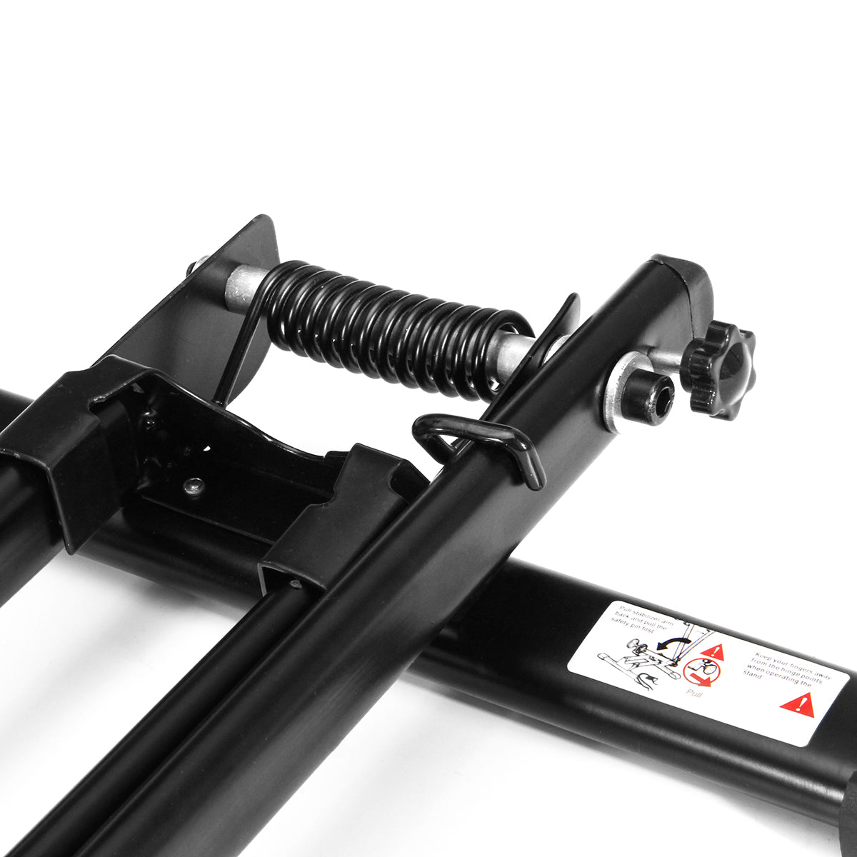 BIKIGHT L Type Folding Floor Bike Stand Adjustable Parking Rack Bicycle Storage
