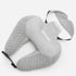 IPRee® 2 In 1 U Shape Neck Pillow Cotton Headrest Cushion Eye Mask Airplane Travel Sleep Rest