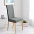 Waterproof Dinning Chair Covers Antidirt Waffle Fabric Seat Covers Stretch Spandex
