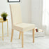 Waterproof Dinning Chair Covers Antidirt Waffle Fabric Seat Covers Stretch Spandex