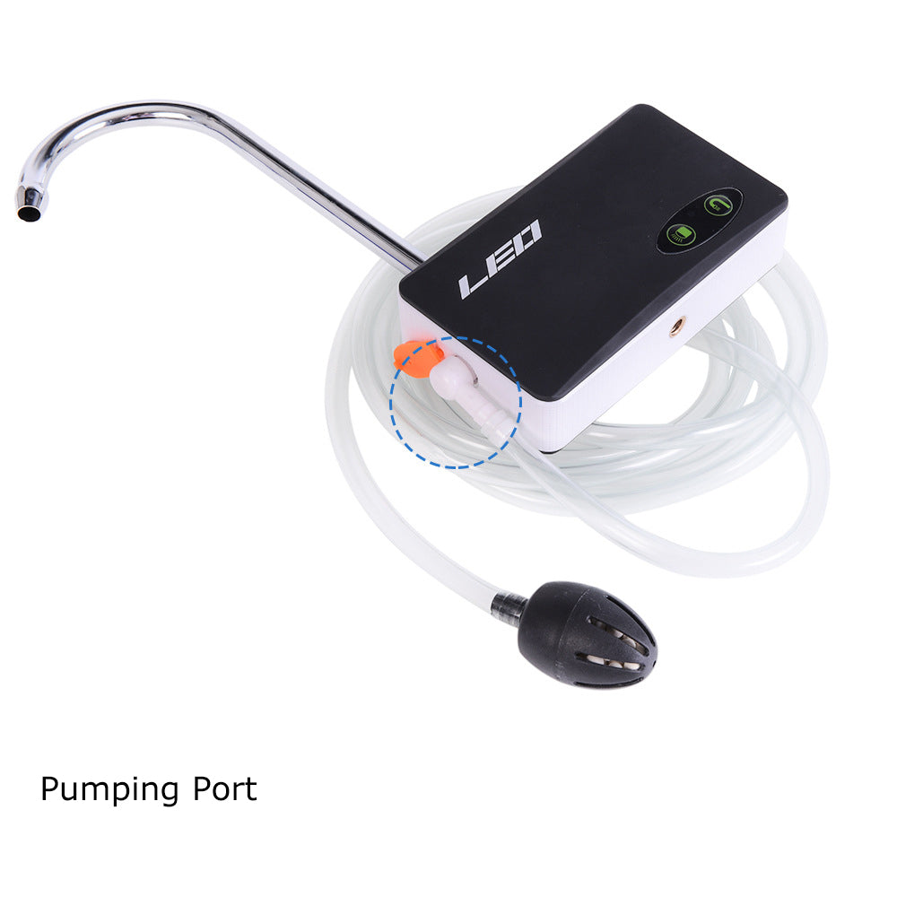 LEO 28015 2 in 1 USB Rechargeable Fishing Pumping Aeration Air Pump with 3 Lure LED Lights
