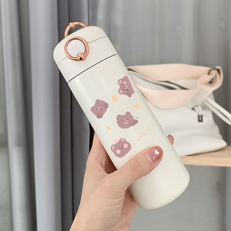 Ladies' Simple And Cute Stainless Steel Water Cup