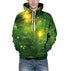 Unisex 3D Hoodies Sweatshirt  Gift Green Forest Pullover Casual Hooded Tracksuit  Drawstring Sweater