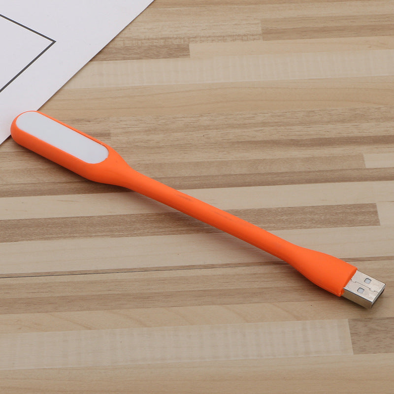 Creative Bendable Mini USB Charging Treasure Night Light Laptop Portable USB Light Eye Protection Light Reading Light 1pc Random Color