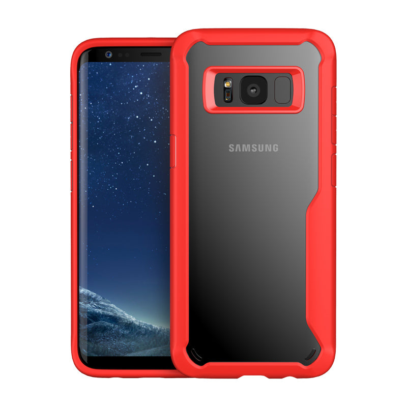 Bakeey™ Shockproof Transparent Acrylic Soft Silicone Case for Samsung Galaxy S8 Plus