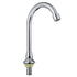 Foot Pedal Sink Faucet Copper Vertical Home Basin Tap With Foot Pedal Switch + Water Outlet Pipe + Connecting Hose