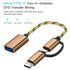 MICROOTG 2-in-1 USB Adapter Cable Support