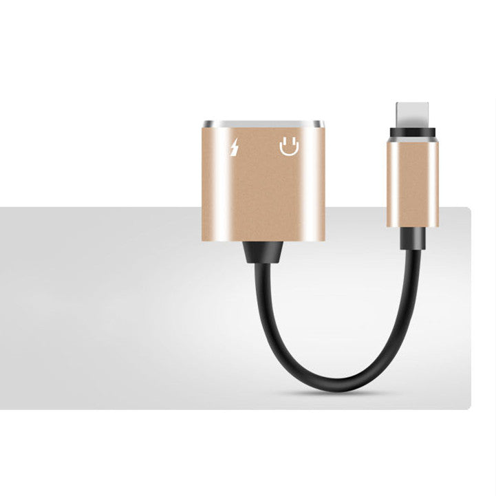 Mobile phone adapter to listen to songs two in one