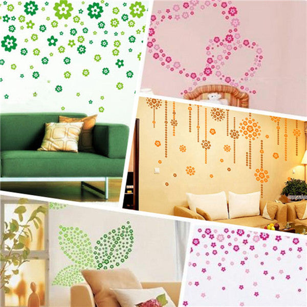 Removable Flowers Sticker Art DIY Your Home Wall Decor Art 