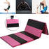 118×47×2inch Folding Gymnastics Mat Yoga Exercise Gym Airtrack Panel Tumbling Climbing Pilates Pad Air Track