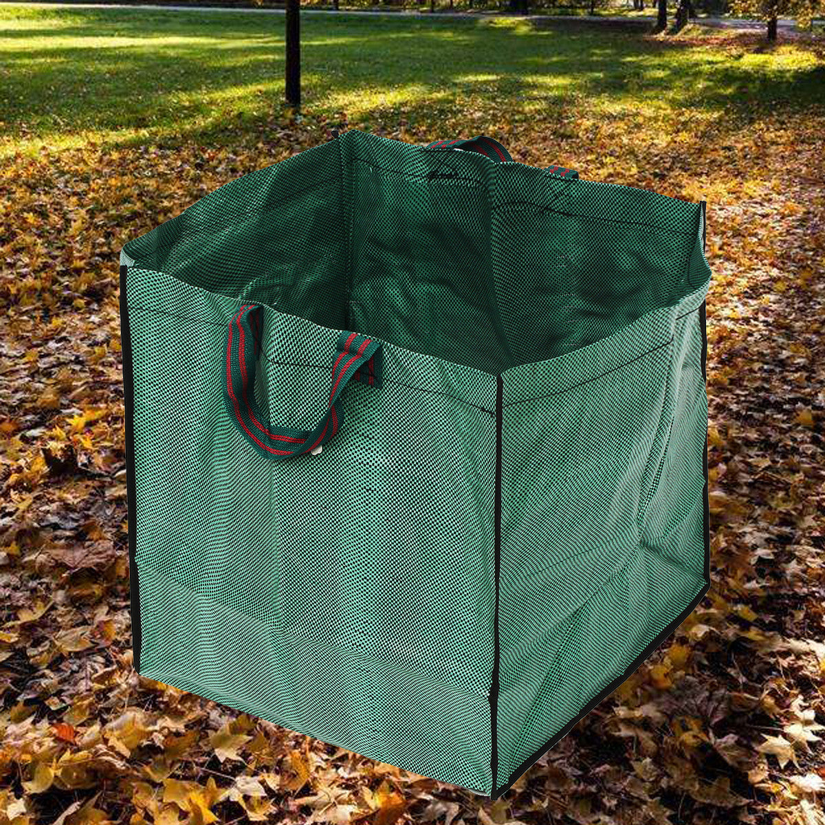 Reusable Waterproof Portable Duty Garden Waste Bag Refuse Sack Leaves Grass Bin