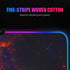 The Vast Sky USB Wired RGB Colorful Backlit LED Mouse Pad for Gaming Mouse