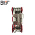 BOY 8050A 12 In 1 Bicycle Multitool Repair Kit Hexagon Screwdriver Set Chain Clamp Splitter Tool