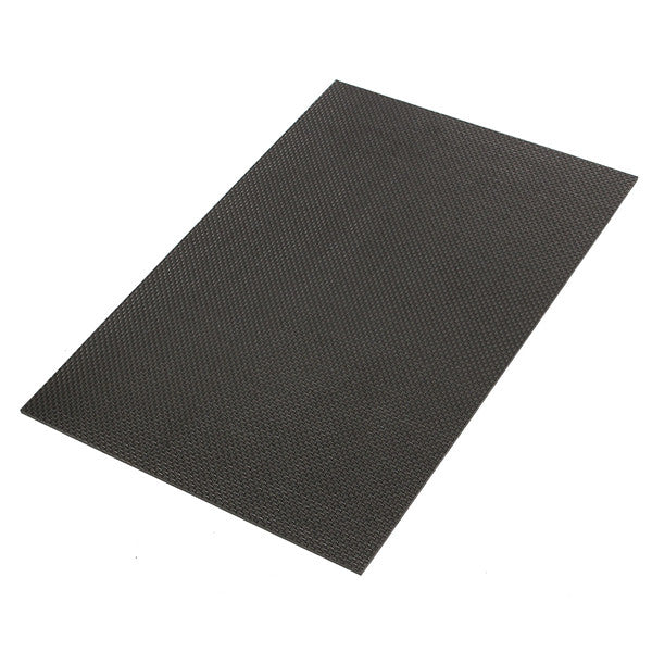 Suleve™ CF203015 3K 200×300×1.5mm Plain Weave Carbon Fiber Plate Panel Sheet Aircraft Model Building
