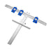 Aluminum Woodworking Tool Drawer CM/Inch Position Cabinet Hardware Jig Guide With 3pcs Drill