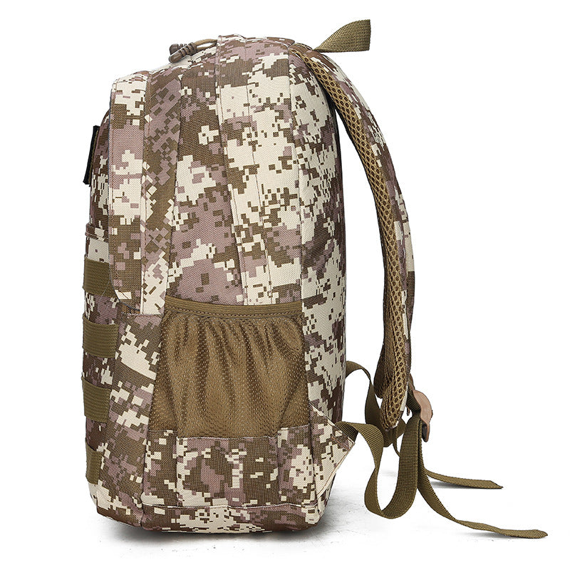 Camouflage Backpack Outdoor Large-capacity Backpack Male And Female Student School Bag